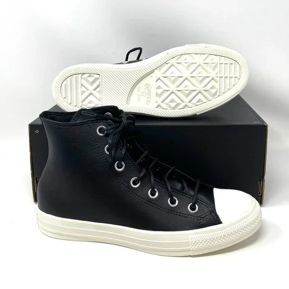 Converse 170100C Men's Sneaker OrthoLite Chuck Taylor AS High Top Leather Black - Picture 5 of 9